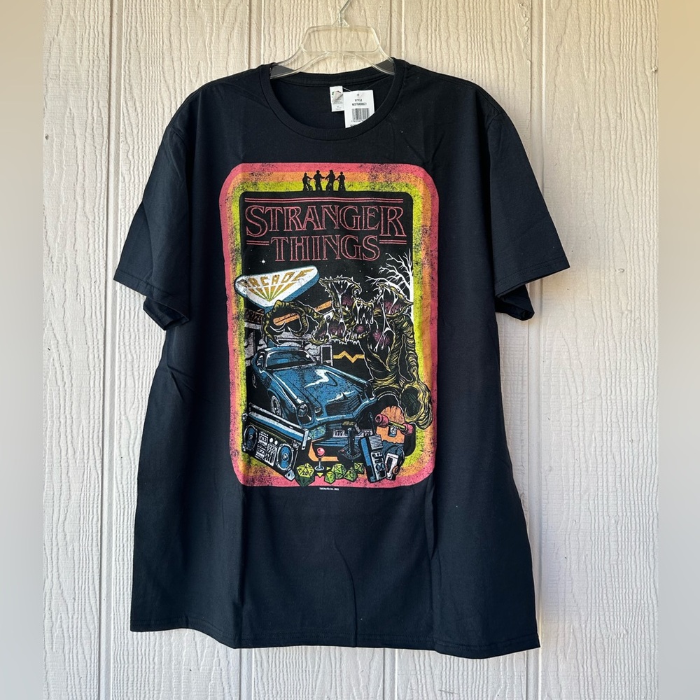 Stranger Things Retro Poster Graphic Tee